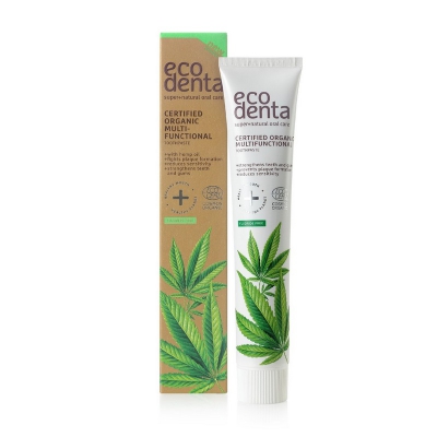 Ecodenta Organiczna Pasta do zębów z olejem konopnym 75ml