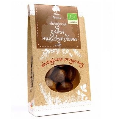 Gałka Muszkatałowca cała BIO 30g