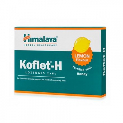 Koflet-H smak cytrynowy 12 pastylek do ssania