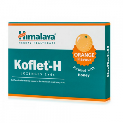 Koflet-H smak pomarańczowy 12 pastylek do ssania