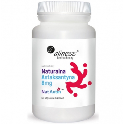 Astaksantyna Naturalna 8 mg 60 kaps. miękkich