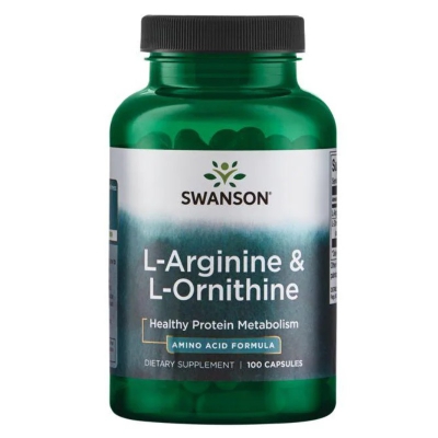 L-Arginine & L-Ornityna 500mg/250mg 100 kaps.