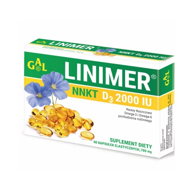 Linimer NNKT D3 2000IU 60 kaps.