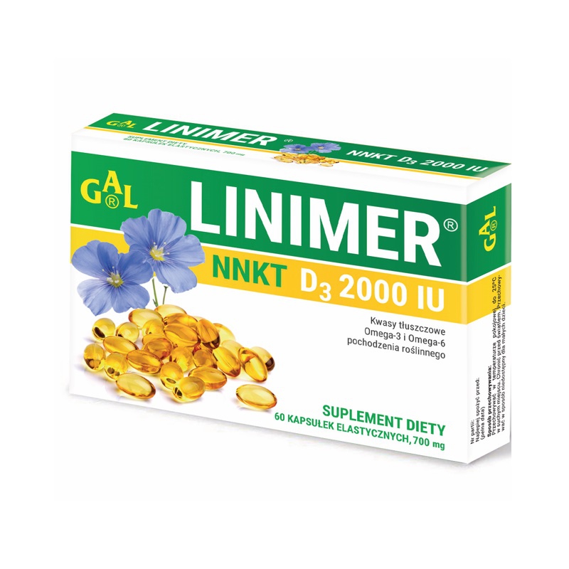 Linimer NNKT D3 2000IU 60 kaps.