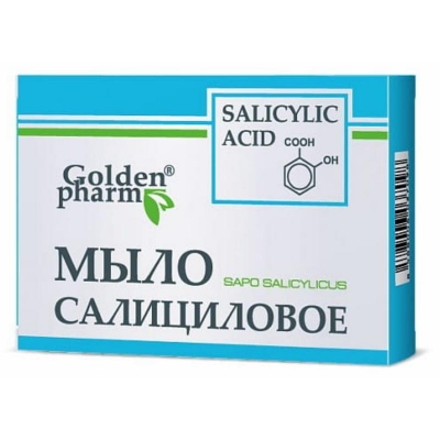 Golden Farm Mydło salicylowe w kostce 70g