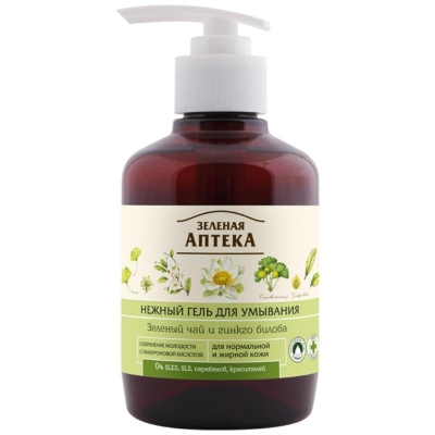 Zielona Apteka Żel do mycia twarzy Zielona Herbata do skóry normalnej i przetłuszczającej 270ml