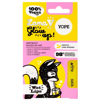 Odżywczy olejek do ust GLOW UP Nawilżenie i promienny blask Lana Banana 10ml