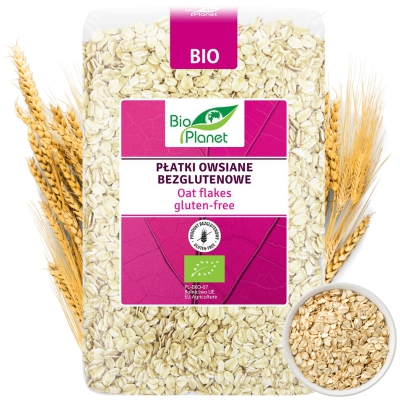 Płatki owsiane bezglutenowe BIO 1kg