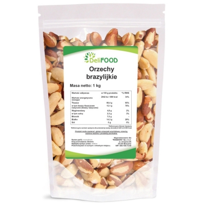 Orzechy brazylijskie (DeliFood) 1000g