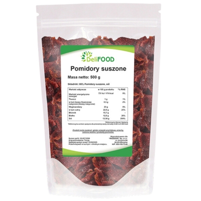 Pomidory suszone (DeliFood) 500g