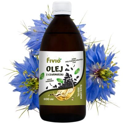 Olej z czarnuszki zimnotłoczony (Fivio) 500ml