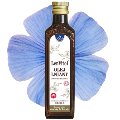 LENVITOL Olej lniany nieoczyszczony 250ml