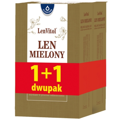 Len Mielony 200g+200g Gratis