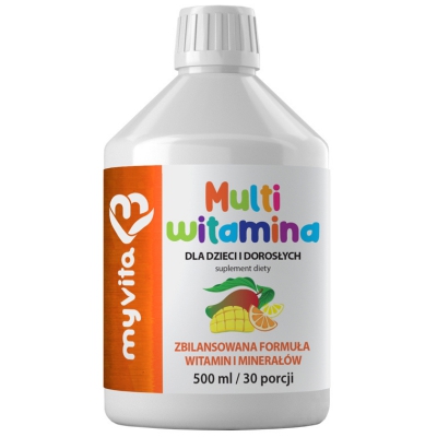 Multiwitamina Liquid Family dla dzieci i dorosłych 500ml