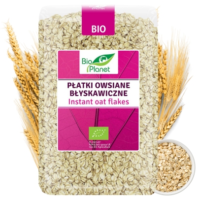 Bio Planet Płatki owsiane błyskawiczne BIO 1 kg