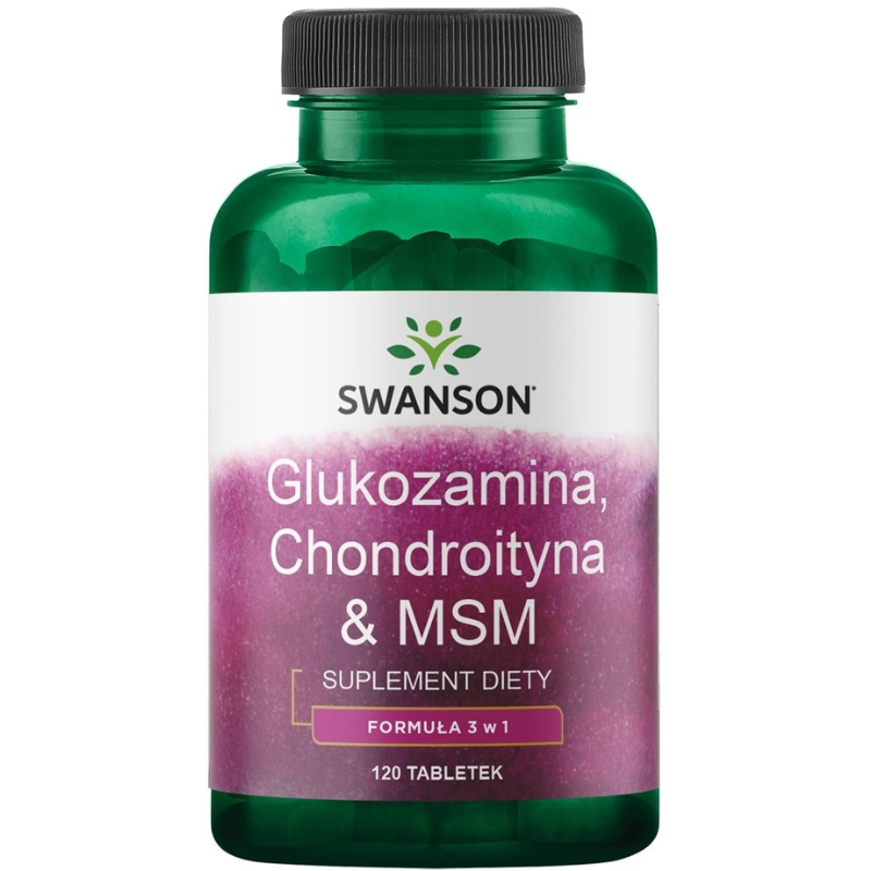 Glukozamina,Chondroityna,MSM 250/200/150 120 tabl.
