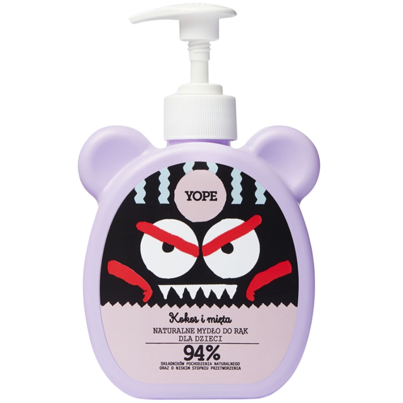Naturalne mydło do rąk dla dzieci Kokos i Mięta 400ml