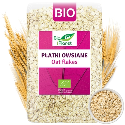 Bio Planet Płatki owsiane BIO 1kg