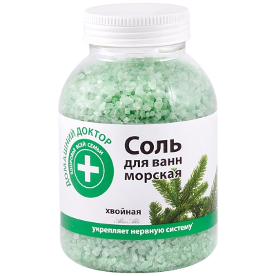 Domowy Doktor Sól morska do kapieli wzbogacona ekstraktem i olejkiem eterycznym z igieł jodły pospolitej 1000g