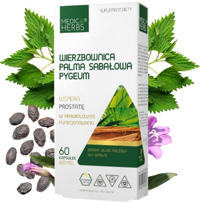 Wierzbownica Palma Sabałowa Pygeum 60 kaps.