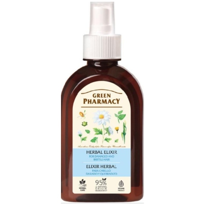 Zielona Apteka Eliksir ziołowy do włosów zniszczonych i łamliwych 250ml