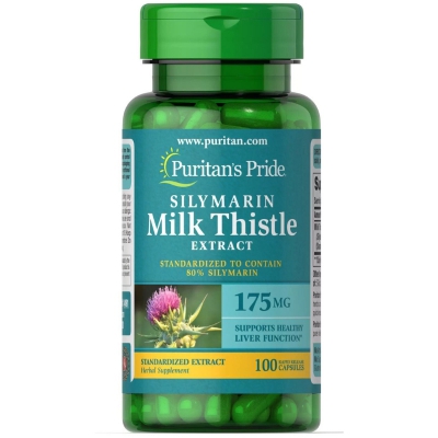 Puritan's Pride Sylimarin Milk Thistle Extract 175mg 100 kaps.