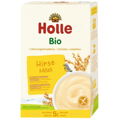 Holle Bio Kaszka jaglana pełnoziarnista bezglutenowa od 5 miesiąca 250g