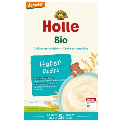 Holle Bio Kaszka owsiana pełnoziarnista Demeter od 5 miesiąca 250g