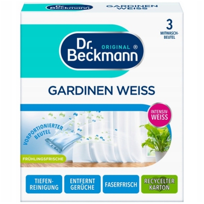 Dr Beckmann Saszetki do wybielania firanek 3x40g