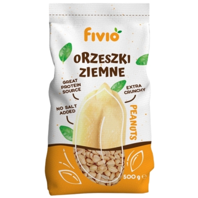 Orzechy ziemne arachidowe prażone niesolone 500g