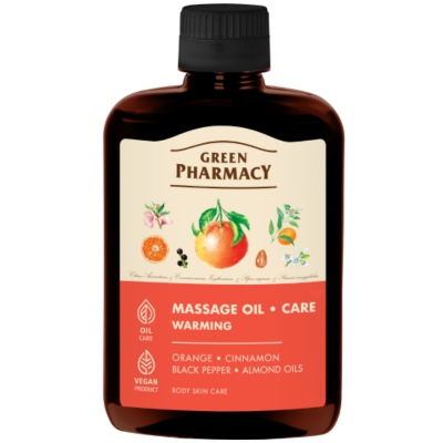 Zielona Apteka Olejek do masażu Rozgrzewający 200ml