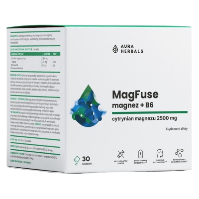 MagFuse: Magnez + B6 30 saszetek