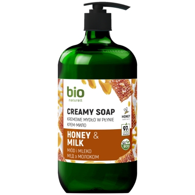 Bio Naturell Kremowe Mydło w płynie Miód i mleko 946ml