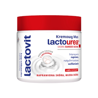 Lactovit Kremowy Mus do ciała Lactourea skóra sucha i bardzo sucha 400ml