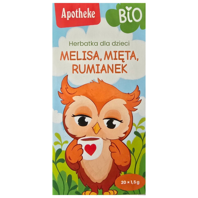 Herbatka Dla Dzieci Melisa, mięta, rumianek BIO 20x1,5g