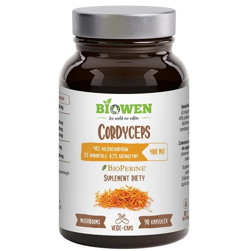 Biowen Cordyceps 400mg 90 kaps.
