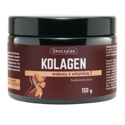 Skoczylas Kolagen wołowy z witaminą C 150g