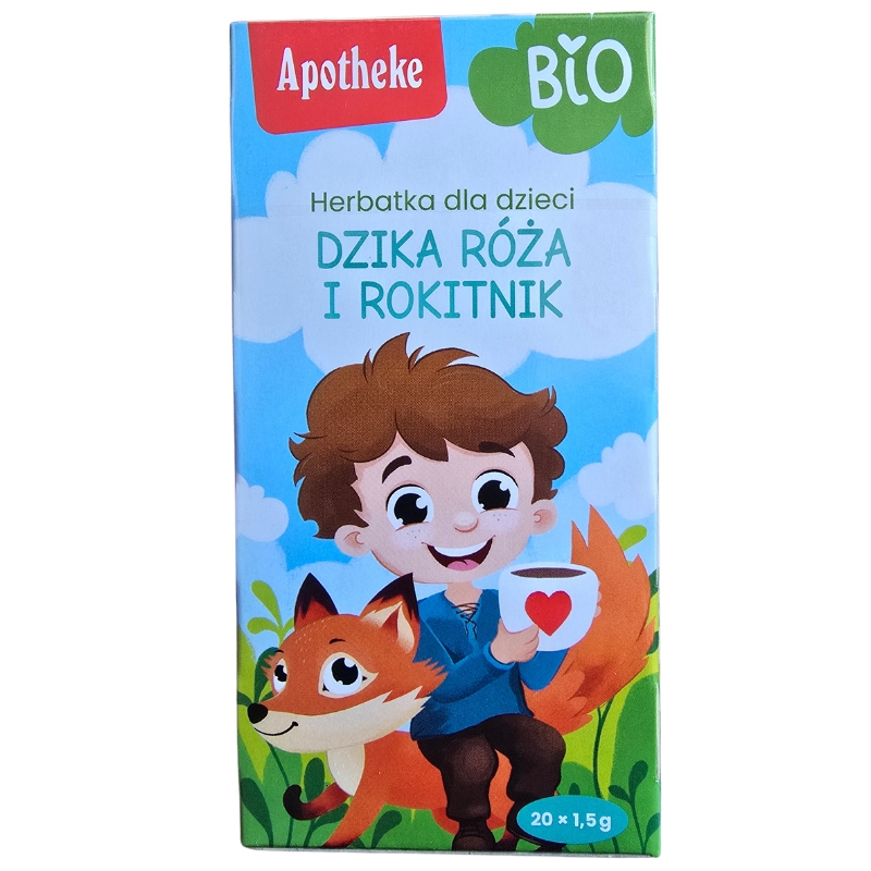 Herbatka Dla Dzieci Dzika róża i Rokitnik BIO 20x1,5g