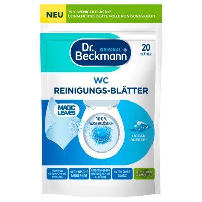 Dr Beckmann Listki do czyszczenia WC Ocean Breeze 20szt