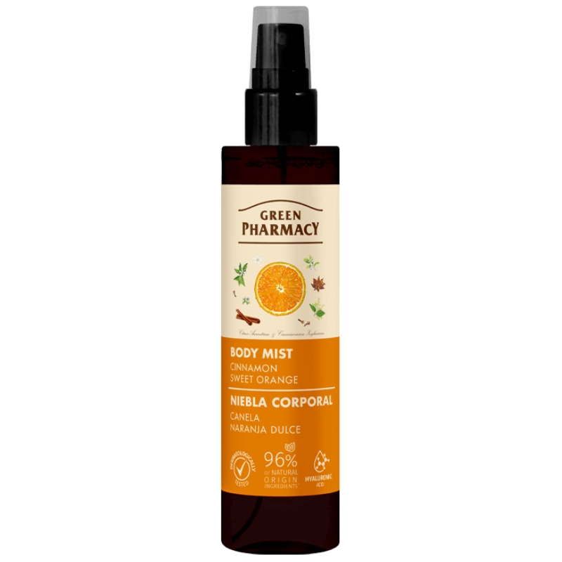 Green Pharmacy Mgiełka do ciała Cynamon i słodka pomarańcza 150ml
