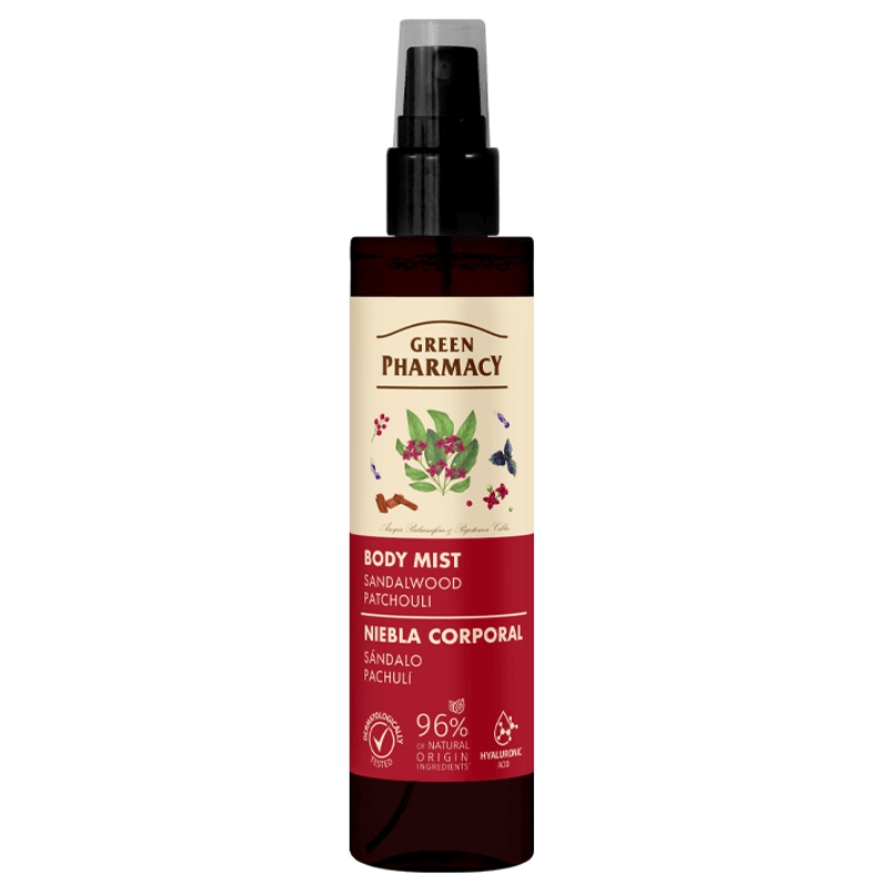 Green Pharmacy Mgiełka do ciała Drzewo sandałowe i paczula 150ml
