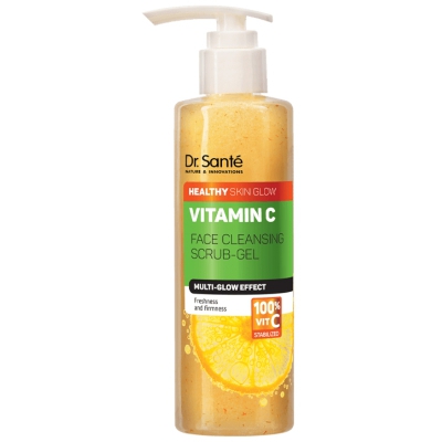 Dr Sante Żel-scrub do mycia twarzy Witamina C Ultra antyoksydant 200ml