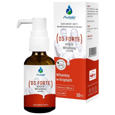 Avitale Witamina D3 FORTE 4000IU 30ml