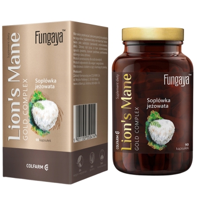 Fungaya Lion's Mane Gold Complex (Soplówka jeżowata) 90 kaps.