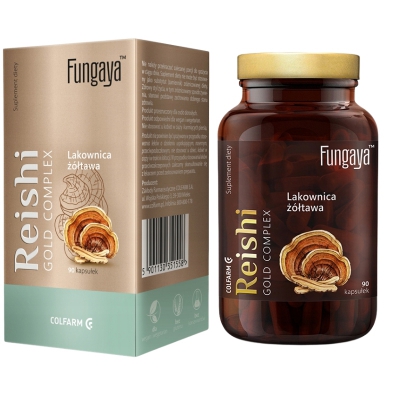 Fungaya Reishi Gold Complex (Lakownica żółtawa) 90 kaps.