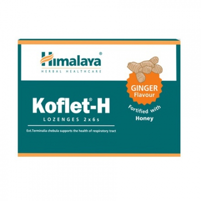 Koflet-H smak imbirowy 12 pastylek do ssania
