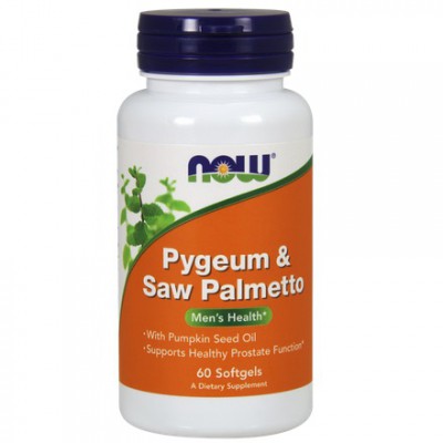 Pygeum & Saw Palmetto Extract 25mg/80mg 60 kaps.